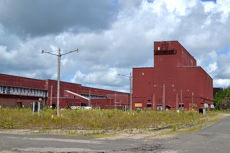 Leftover structures from an old LTV Steel taconite facility that NewRange hopes to refurbish and reuse for the copper-nickel mine it plans to build.
