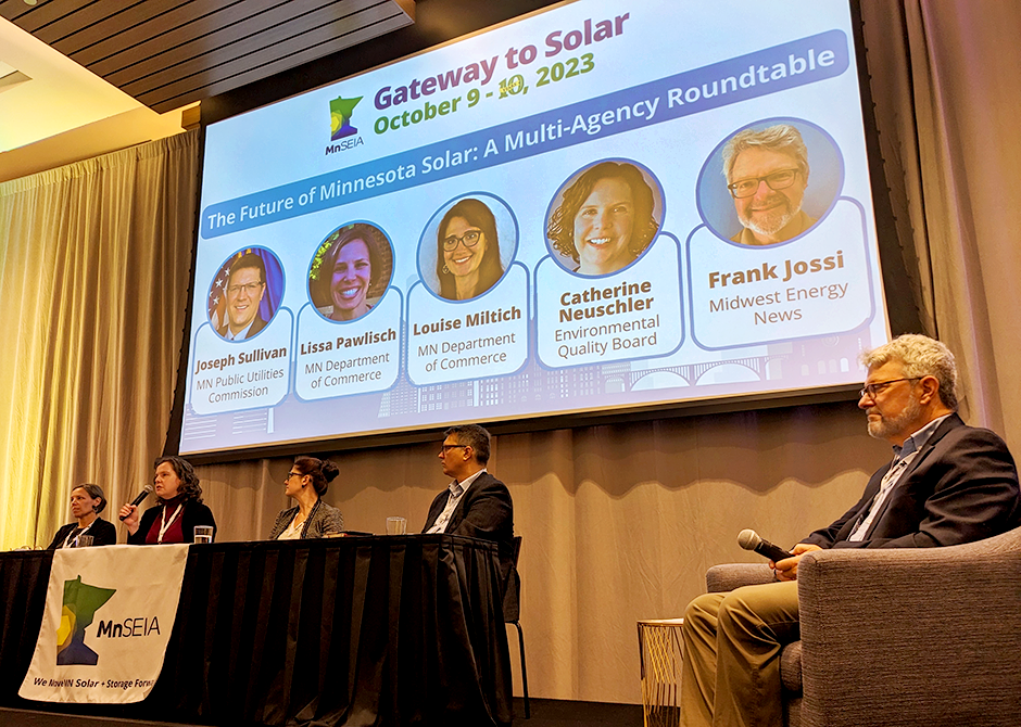At a conference hosted by the Minnesota Solar Energy Industries Association, a panel of top Minnesota energy regulators outlined some of their biggest fears about the transition away from fossil fuels.