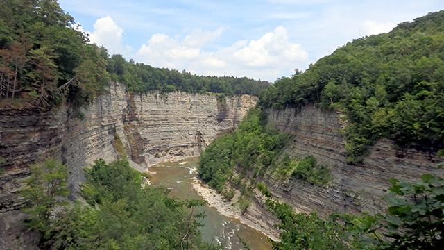 Letter from Letchworth State Park: The bridge over ‘Grand Canyon of the ...